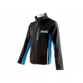 Polini EVO férfi fekete/világoskék L-es softshell kabát