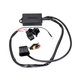   Befecskendező modul Polini ECU Vespa GTS 300, Aprilia Scarabeo 300, Derbi Rambla, Gilera Nexus 300, Piaggio Beverly 300, Peugeot Geopolis 300 Euro3, Euro4, Peugeot Geopolis 300 Euro3, Euro4