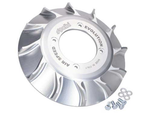 Polini Evo alumínium ventilátor kerék Polini Vespa Smallframe gyújtásokhoz