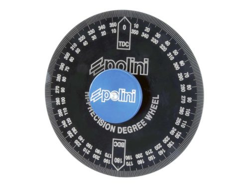 Polini 220mm-es alumínium fokolótárcsa (M8x1mm, M10x1.25mm és M12x1.25mm-es menet adapterekkel)