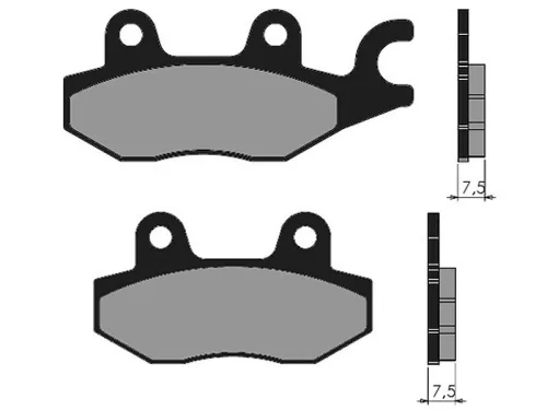 Polini organikus fékbetét - Kymco, Yamaha, Hyosung