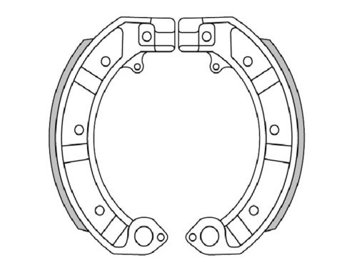 Fékpofa D. 150x24 (rugók Nélkül)