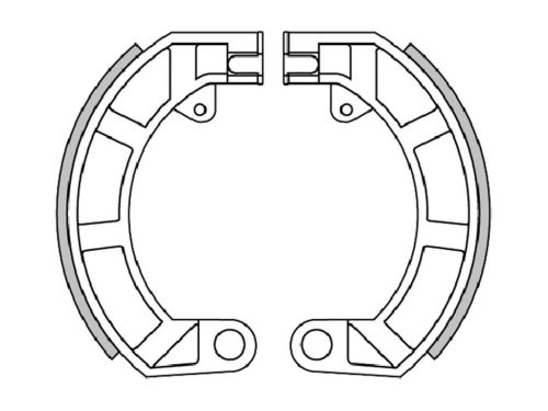 Fékpofa D. 150x24 (rugók Nélkül)