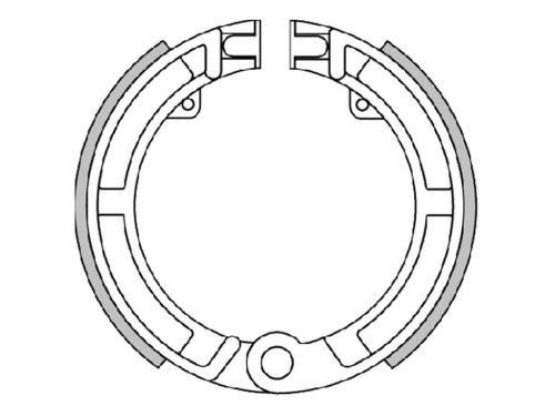 Fékpofa D. 125x17 (rugók Nélkül)