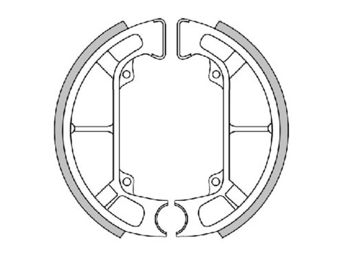 Fékpofa D. 100x20 (rugókkal)