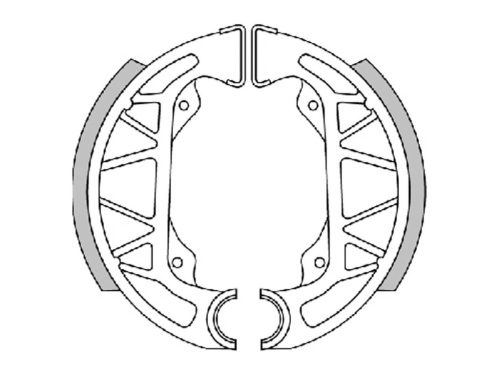 Fékpofa D. 100x20 (rugókkal)