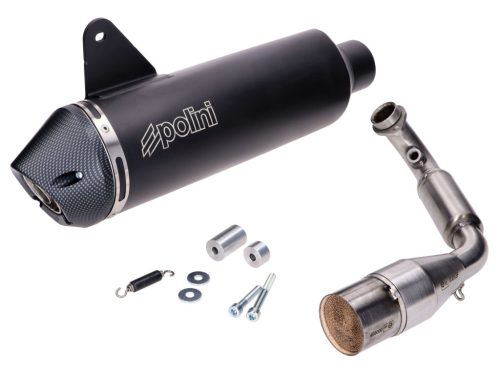 Kipufogó Polini Slip-On Inox Vespa GTS 300, GTV 300 Euro5 (katalizátorral)