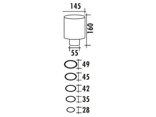 Polini Big Evolution 28, 35, 42, 45, 49, 55mm