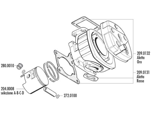 Tömítés Szett Cagiva Aletta Oro