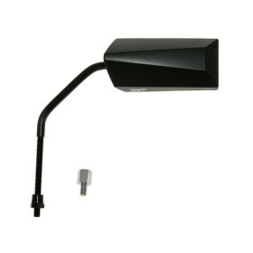   Tükör F11 Millenium M8 hosszú jobb kezes menetes, csomagban adapter fekete