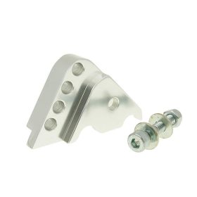   Lengéscsillapító emelő CNC 4 lyukú ezüst - Minarelli állóhengeres