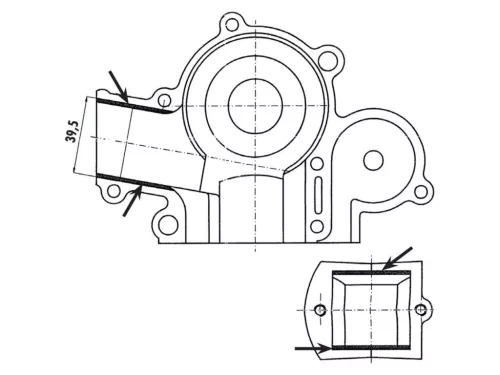 Polini Big Evolution membránház - Aprilia, Derbi, Gilera, Piaggio, Vespa