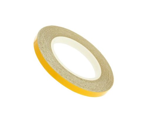Visszatükröződő felni csík 5mm szélesség - sárga - 600cm hosszú