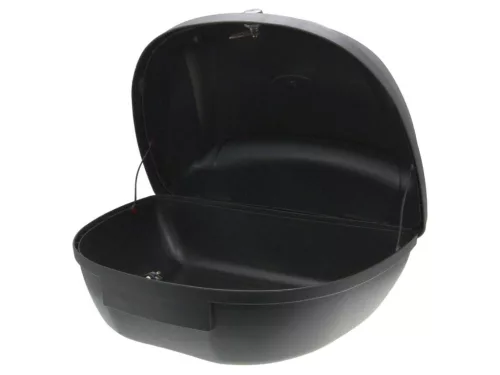 Top Case NAPOLI maxi csomagtartó fekete - zár, 2 kulcs - 48L kapacitás