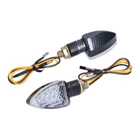 Index / irányjelző szett M8 menetes LED fekete Boost I