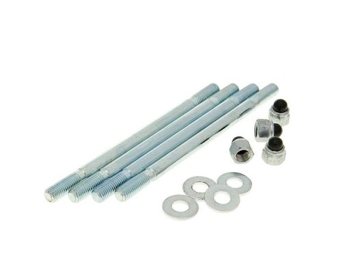 Henger csavar szett, csomagban anya M7 / 115mm - 4 darab mindegyikből - Minarelli AM