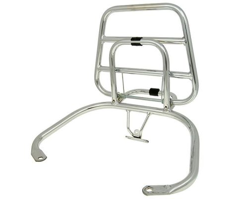 Hátsó csomagtartó összecsukható króm - Vespa LX, LXV Touring