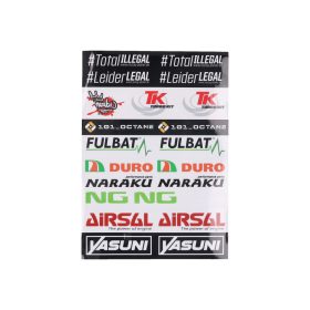 Matrica szett 29x34cm 22 részes átlátszó