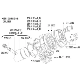 Csapok És Anyák Henger 7x123 Yamaha