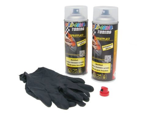 Dupli-Color Sprayplast lehúzható lakk szett - átlátszó, fényes 2x400ml