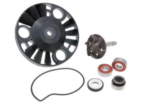 Vízpumpa javítókészlet - Aprilia, Gilera, Piaggio, Vespa 125-200cc 4T (4 ütemű) 2001-2006 (egyrészes vízpumpalapáttal rendelkező típusokhoz)