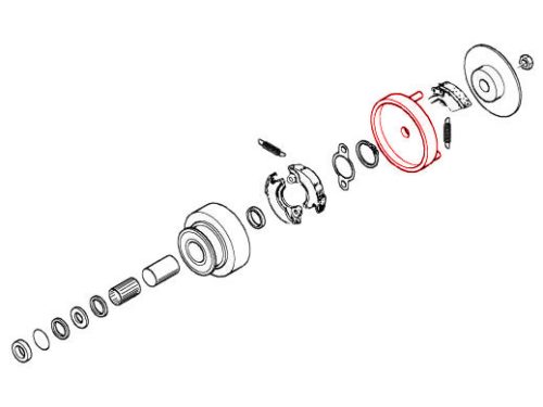 Önindító bendix pofaház - Piaggio Bravo, Ciao, SI