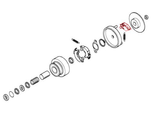 Indítópofa - Piaggio Bravo, Ciao, SI