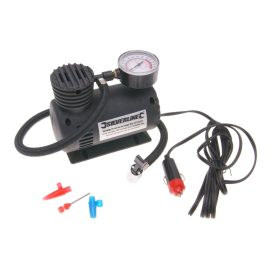   Silverline 12V/DC, 17 bar (250 PSI) mini szivargyújtós levegő kompresszor, pumpa