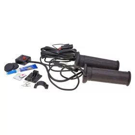   Koso fekete 120mm-es fűtőtt kormánymarkolat készlet robogó, moped, motor gázmarkolathoz