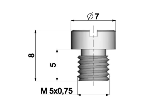 Dellorto karburátor főfúvóka szett M5 80-89