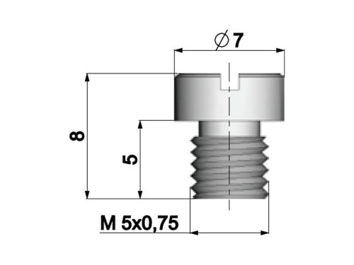 Dellorto karburátor főfúvóka M5 - 114