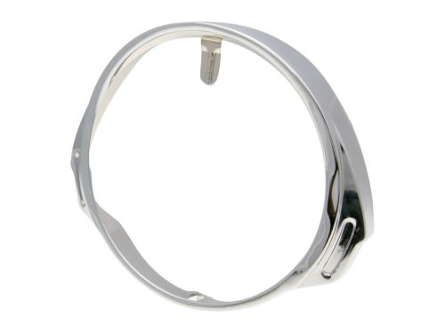 Krómozott első lámpa karima 60mm - Vespa P 80, 125, 150 X, P 200 E