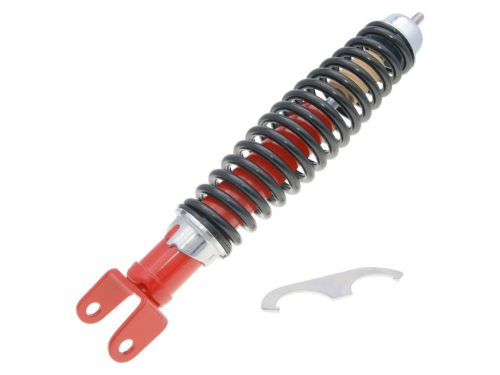 Carbone Sport 345mm piros/fekete hátsó lengéscsillapító (teleszkóp) - Vespa 50-90-125 Primavera, ET3