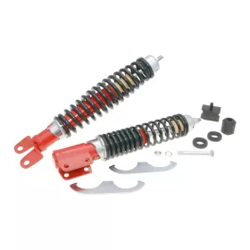   Carbone Sport piros/fekete első, hátsó lengéscsillapító (teleszkóp) szett - LML Star, Deluxe, Vespa PX, PE