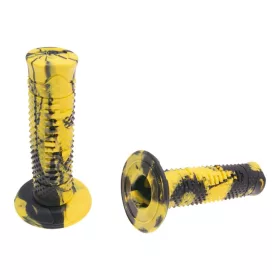   Domino A260 off-road snake fekete/sárga kormánymarkolat szett