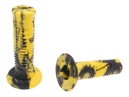 Domino A260 off-road snake fekete/sárga kormánymarkolat szett