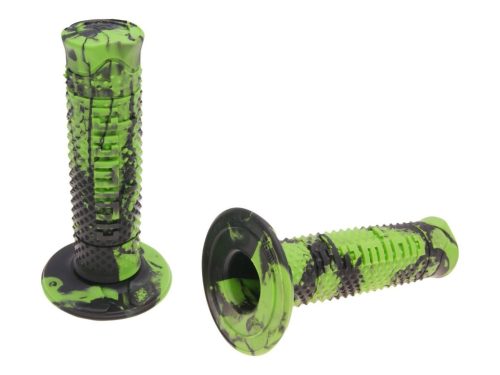 Domino A260 off-road snake fekete/zöld kormánymarkolat szett