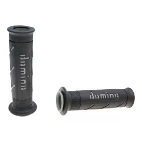   Domino A250 on-road fekete/szürke nyitott végű kormánymarkolat szett