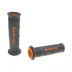   Domino A250 on-road fekete/narancssárga nyitott végű kormánymarkolat szett