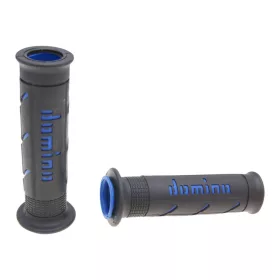   Domino A250 on-road fekete/kék nyitott végű kormánymarkolat szett