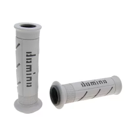   Domino A250 on-road szürke/fekete nyitott végű kormánymarkolat szett