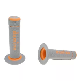   Domino A020 off-road szürke/narancssárga kormánymarkolat szett