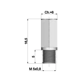 Keihin PWK és Polini CP karburátor főfúvóka - 48