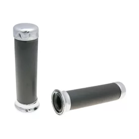   Domino 2470 on-road gumi kormánymarkolat szett krómozott zárósapkával