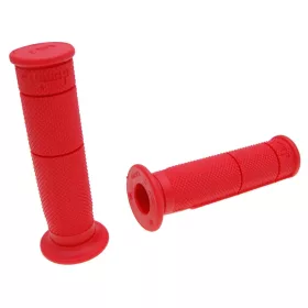   Domino 22mm piros gumi kormánymarkolat szett hüvelykujjas gázkarhoz - quad, ATV