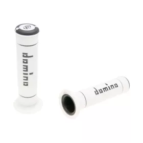 Domino A240 Trial fehér/fekete kormánymarkolat szett