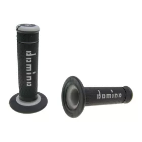 Domino A190 off-road fekete/szürke kormánymarkolat szett