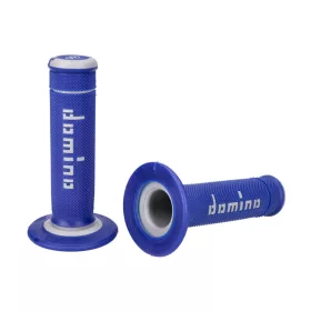 Domino A190 off-road kék/szürke kormánymarkolat szett