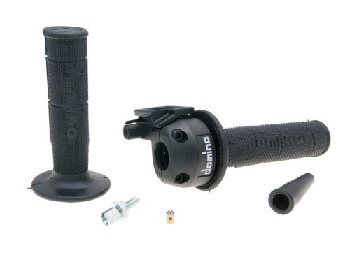 Domino gyorsgázkar, gumimarkolat szett 3.6°/74mm - Aprilia SX, RX, Derbi Senda SM, R, Gilera RCR, SMT