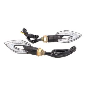 Fekete LED index szett M10-es menet (rövid verzió)